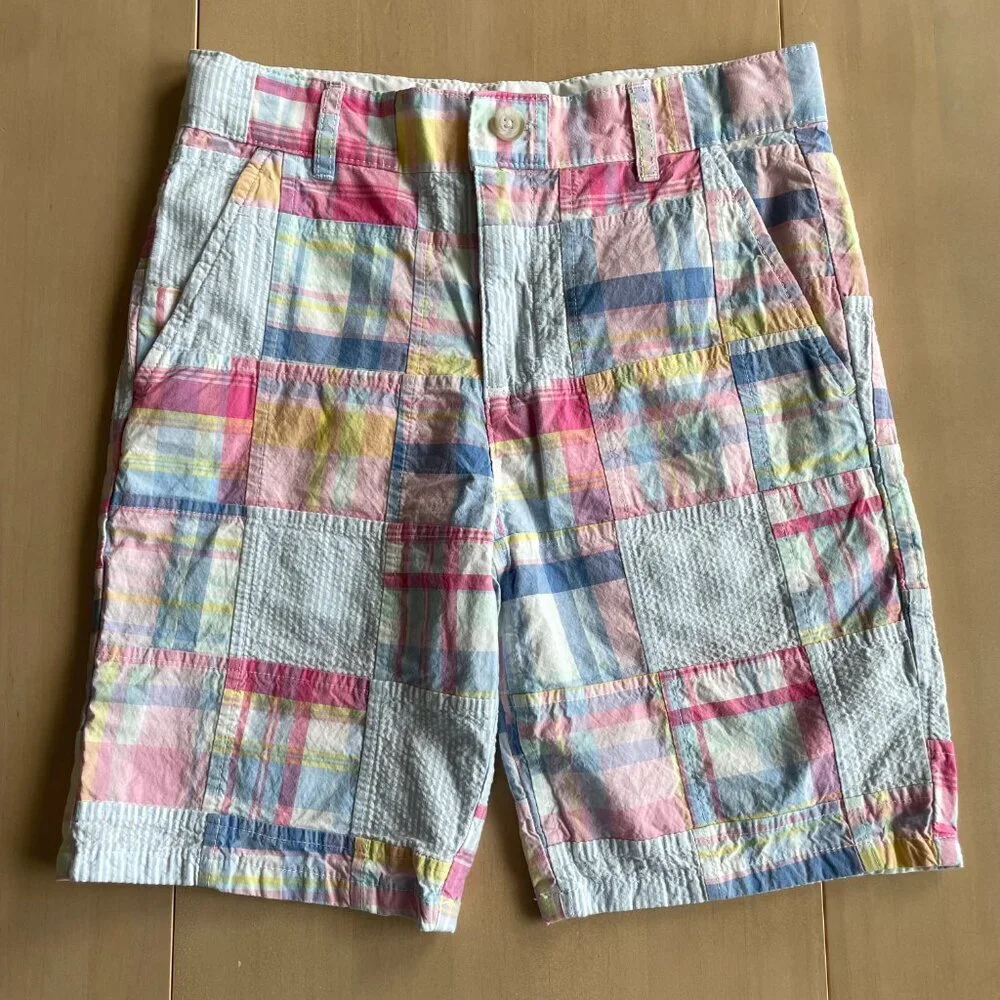 Gymboree Boy's‎ Patchwork Pastel Shorts, 100% Cotton - Size 10